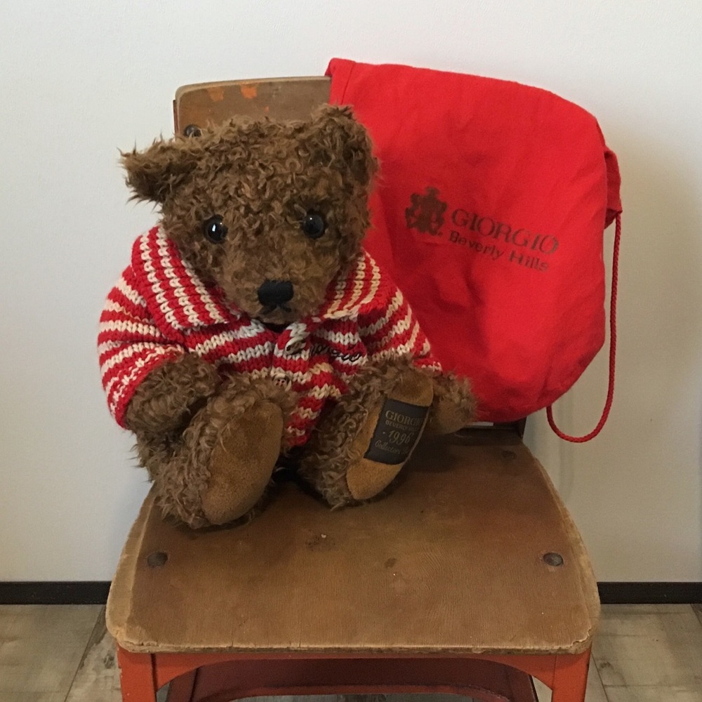 Giorgio Beverly Hills plush bear. Vintage